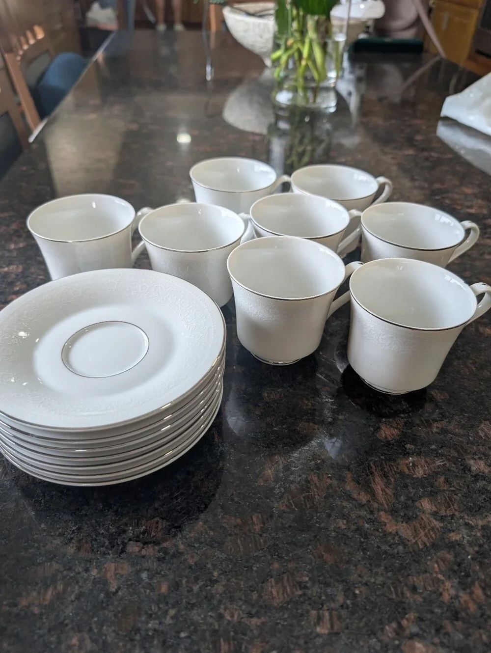 Nitto Cluny Lace 4911 Japan Tea Cup Set